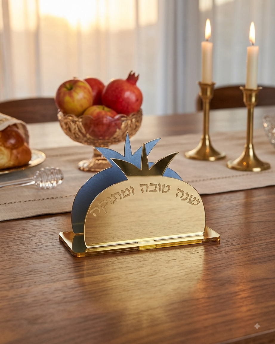 Gold Pomegranate Napkin Holder
Style #RH-NH-02