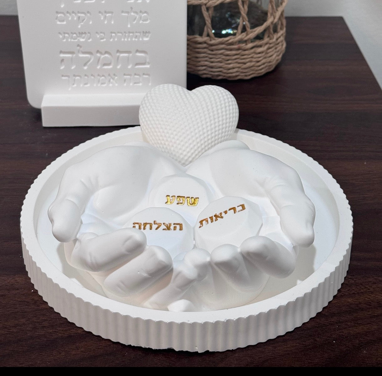 The white collection- “Hands of blessing” (6 pcs)