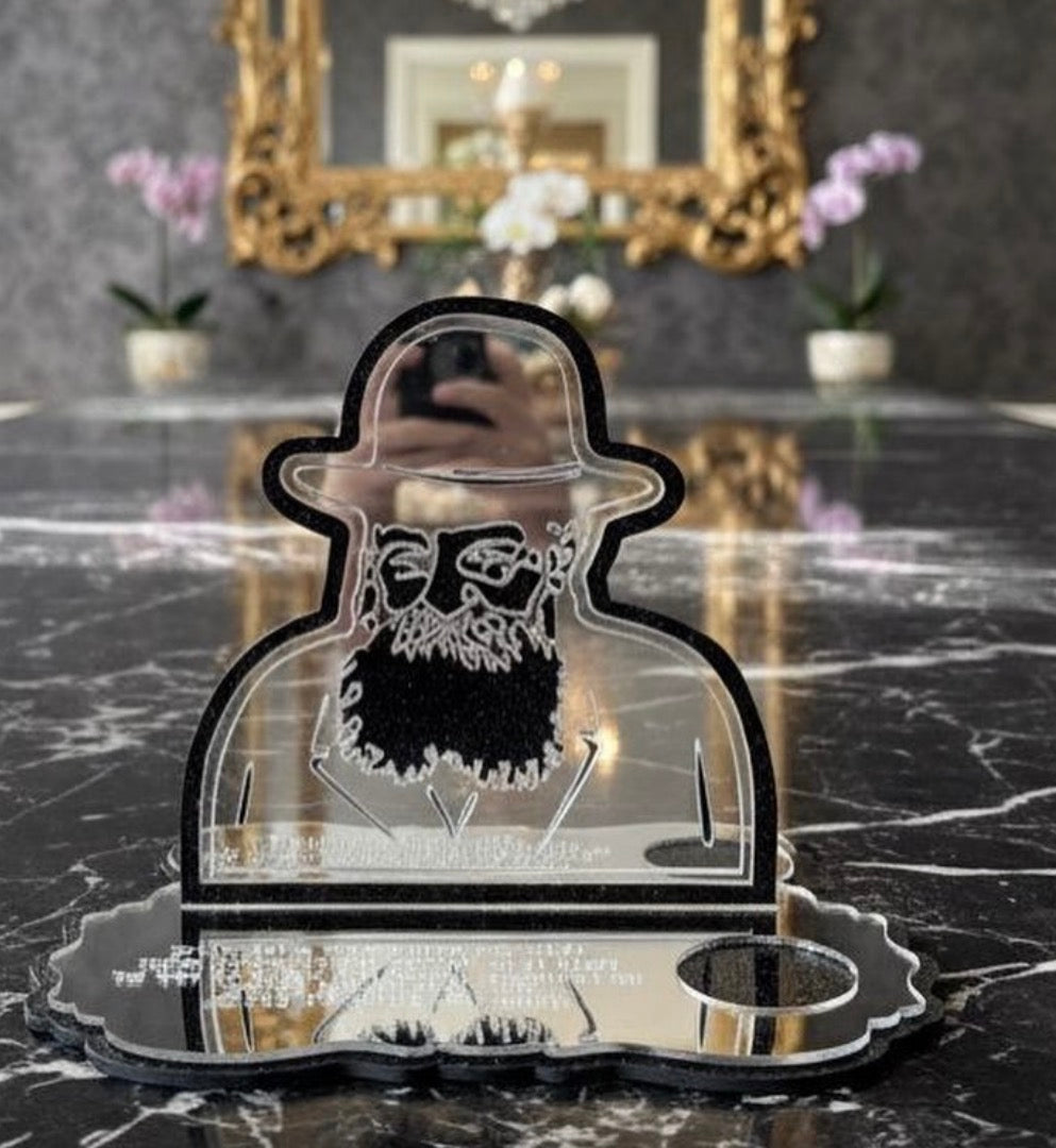 The Lubavitcher Rebbe memorial candle holder